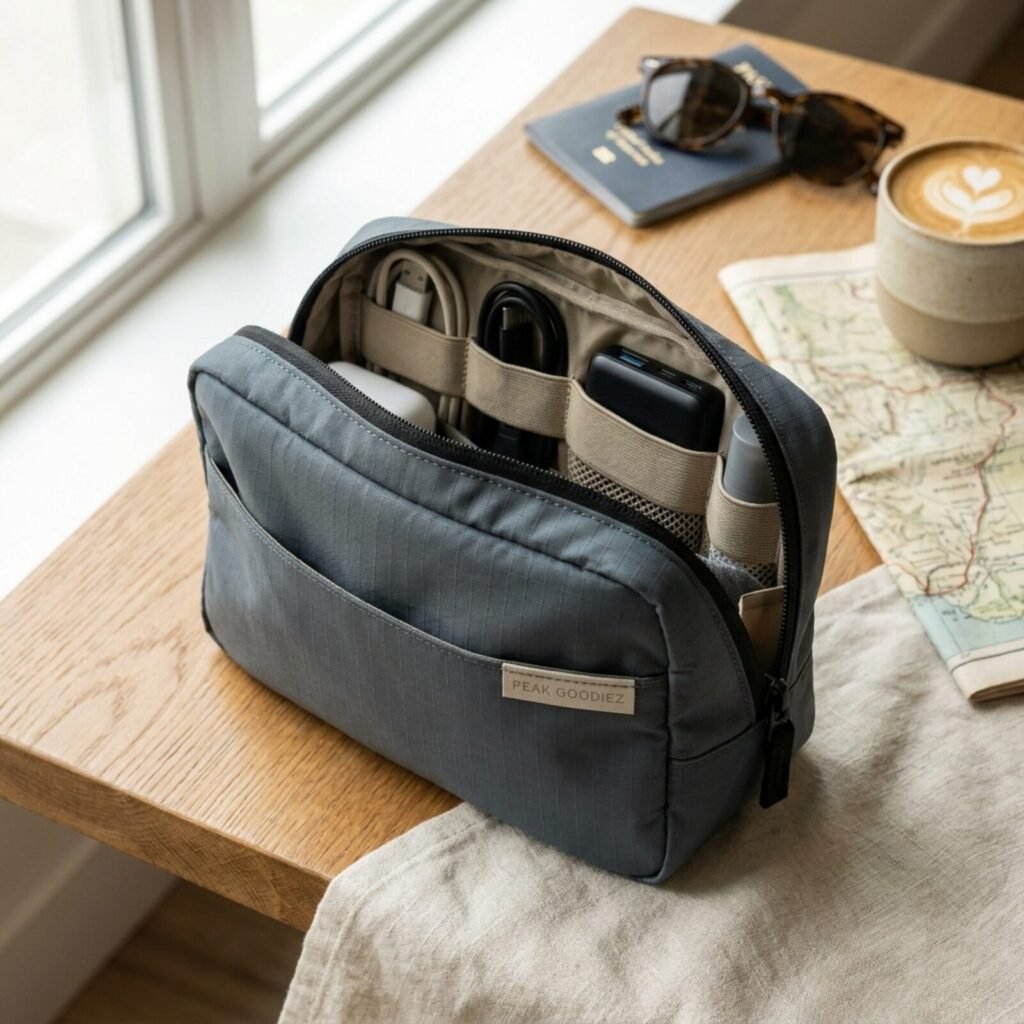 Trailhead Cable Pouch — Peak Goodiez